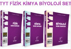 TYT Fizik Kimya Biyoloji Soru Bankası Seti Karekök Yayınları