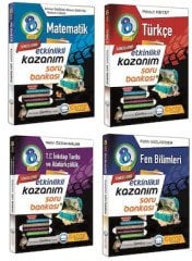 8.Sınıf Etkinlikli Soru Bankası (T-M-F-İ) Seti Çanta Yayınları