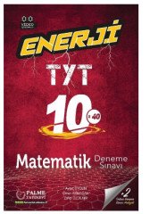 TYT Matematik Enerji 10 Deneme Sınavı Palme Yayınları