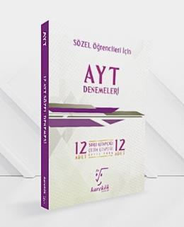 AYT Sözel 12 Deneme Sınavı Karekök Yayınları