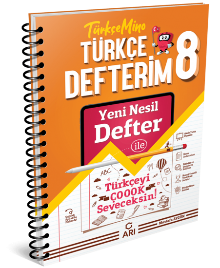 8. Sınıf Türkçemino Türkçe Defterim Arı Yayınları