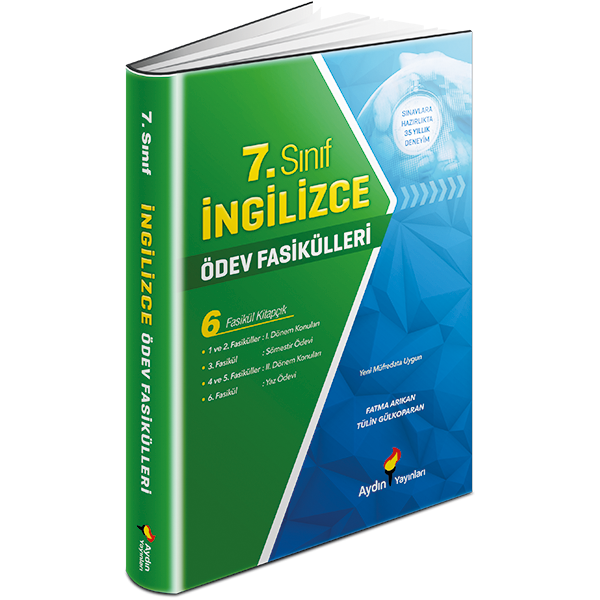 7. Sınıf İngilizce Ödev Fasikülleri Aydın Yayınları