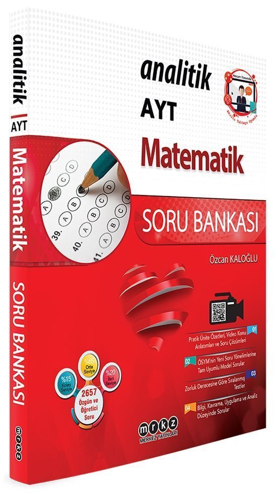 Merkez Yayınları AYT Matematik Analitik Soru Bankası