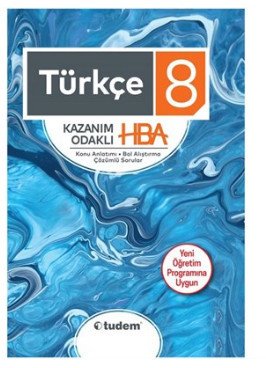 8.Sınıf Türkçe Kazanım Odaklı HBA Tudem Yayınları