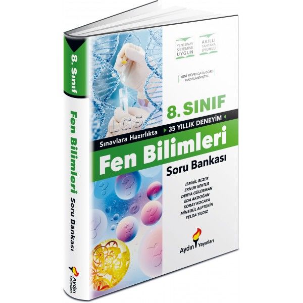 8. Sınıf Fen Bilimleri Soru Bankası Aydın Yayınları