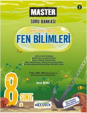 8.Sınıf Master Beceri Temelli Sorular Fen Bilimleri Soru Bankası Okyanus Yayınları