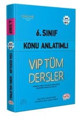 6.Sınıf VIP Tüm Dersler Konu Anlatımlı Mavi Kitap Editör Yayınları