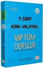 9.Sınıf VİP Tüm Dersler Konu Anlatımlı Mavi Kitap Editör Yayınları