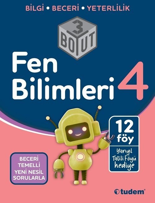 4. Sınıf Fen Bilimleri 3 Boyut Soru Bankası Tudem Yayınları