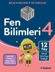 4. Sınıf Fen Bilimleri 3 Boyut Soru Bankası Tudem Yayınları