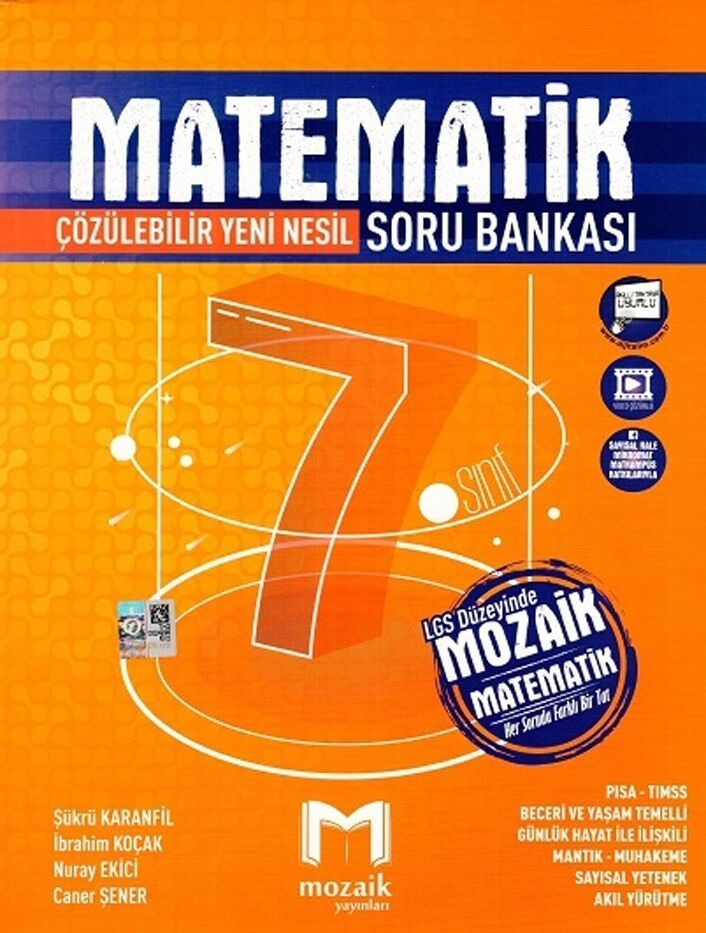 Mozaik Yayınları 7. Sınıf Matematik Soru Bankası