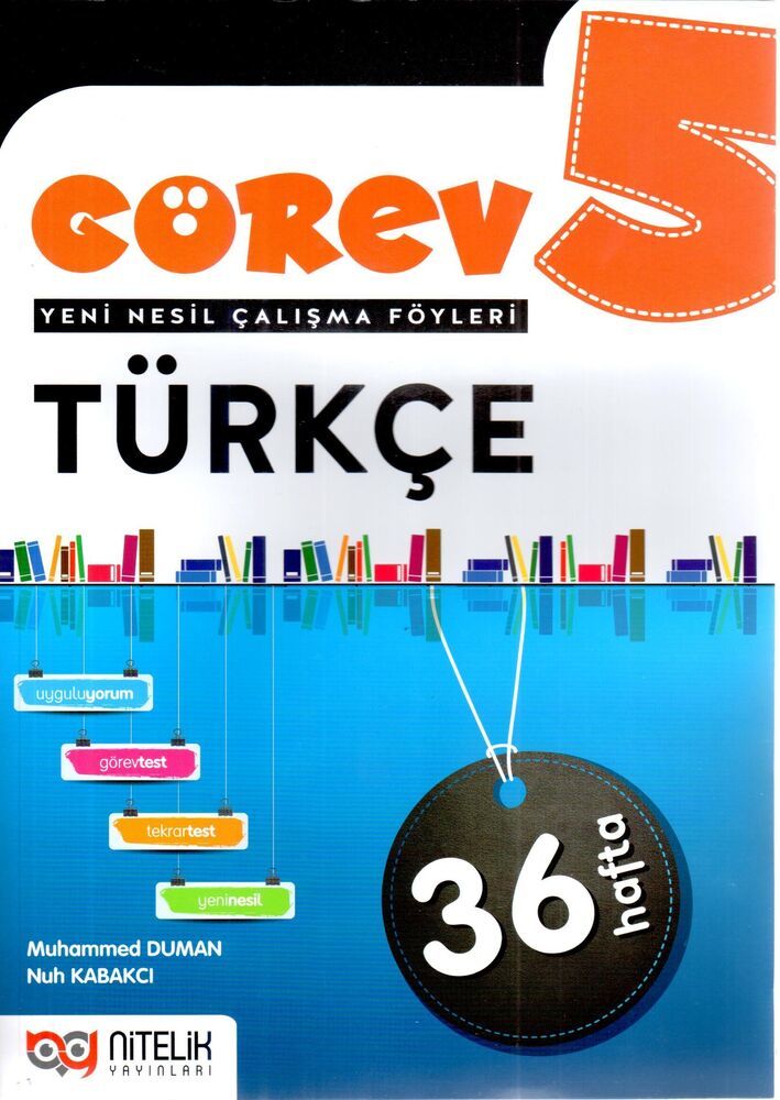 Nitelik Yayınları 5. Sınıf Türkçe Görev Yeni Nesil Çalışma Föyleri