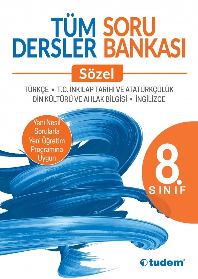 8.Sınıf Tüm Dersler Sözel Soru Bankası Tudem Yayınları