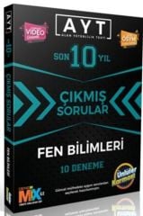 Ünlüler Karması AYT Fen Bilimleri Karması Tıpkı Basım 10 Deneme