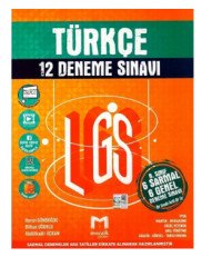 8.Sınıf LGS Türkçe 12 li Deneme Sınavı Mozaik Yayınları