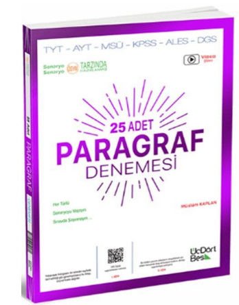 345 - PARAGRAF DENEME 25 ADET MODEL