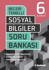 6.Sınıf Sosyal Bilgiler Beceri Temelli Soru Bankası Tudem Yayınları