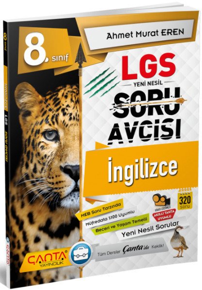 8.Sınıf LGS İngilizce Yeni Nesil Soru Avcısı  Çanta Yayınları