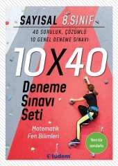 8.Sınıf Sayısal 10x40 Deneme Sınavı Seti Tudem Yayınları