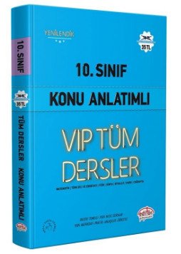 10.Sınıf VİP Tüm Dersler Konu Anlatımlı Mavi Kitap Editör Yayınları