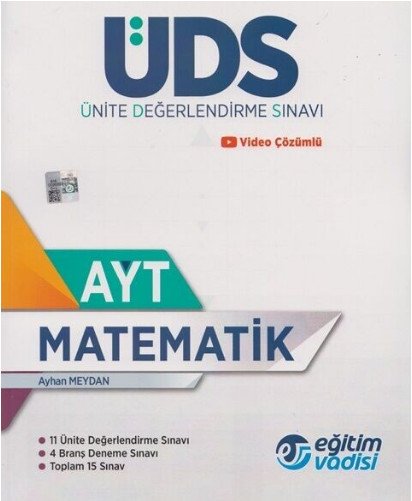 AYT Matematik Ünite Değerlendirme Sınavı Eğitim Vadisi Yayınları