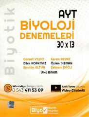 Biyotik Yayınları AYT Biyoloji Biyotik 30 x 13 Denemeleri