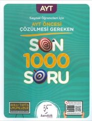 AYT Öncesi Çözülmesi Gereken Son 1000 Sayısal Soru Karekök Yayınları
