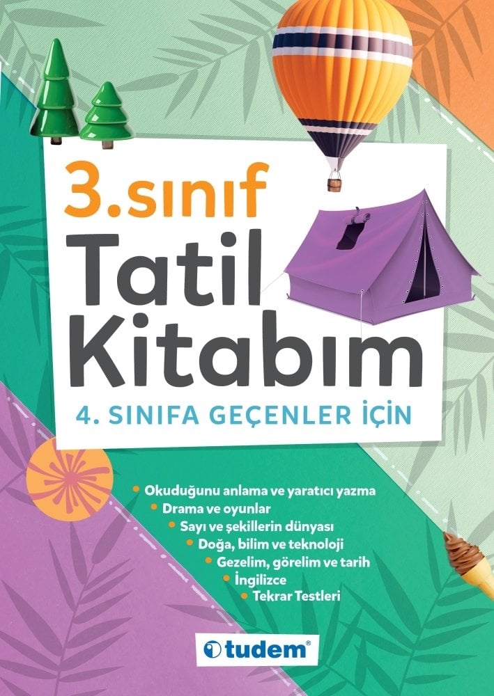 3.Sınıf Tatil Kitabım 4. Sınıfa Geçenler İçin Tudem Yayınları