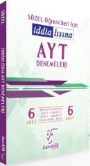 YKS AYT İddialısına Sözel Denemeleri 6 Adet Karekök Yayınları