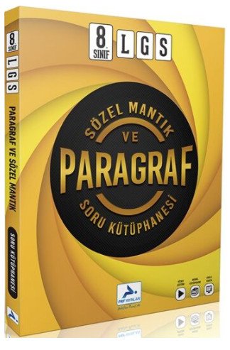 8.Sınıf LGS Sözel Mantık ve Paragraf Soru Kütüphanesi Paraf Yayınları