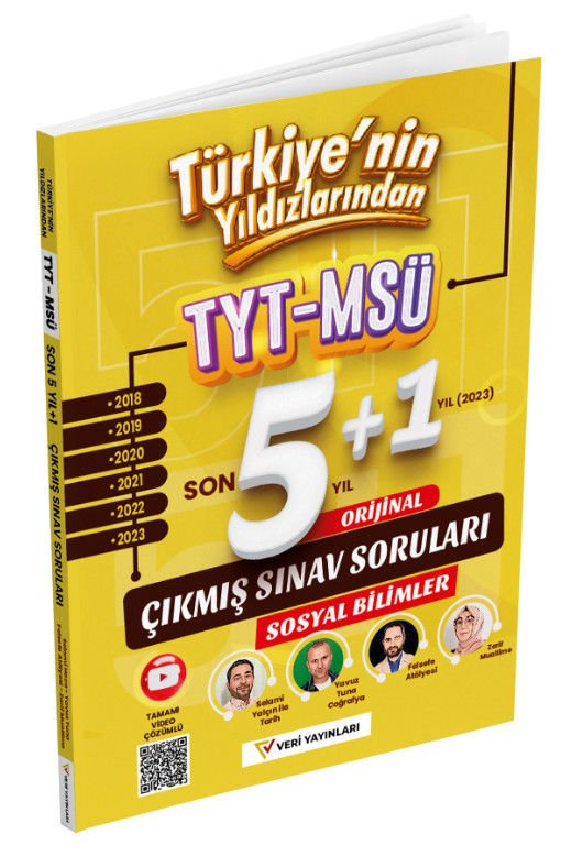 TYT - MSÜ Sosyal Bilimler  Son 6 Yıl Video Çözümlü Orjinal Çıkmış Soru ve Çözümleri