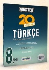 8.Sınıf Master 20 Türkçe Denemesi Okyanus Yayınları