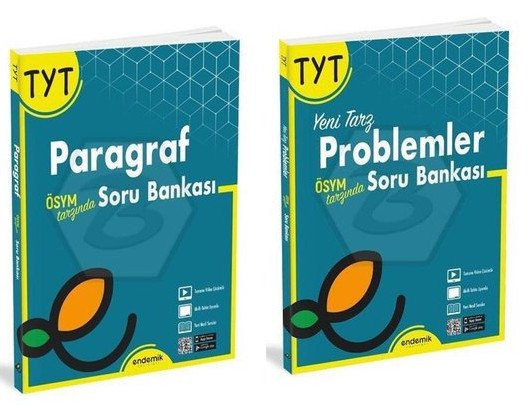 TYT Paragraf ve Problemler Soru Bankası Seti 2 Kitap Endemik Yayınları