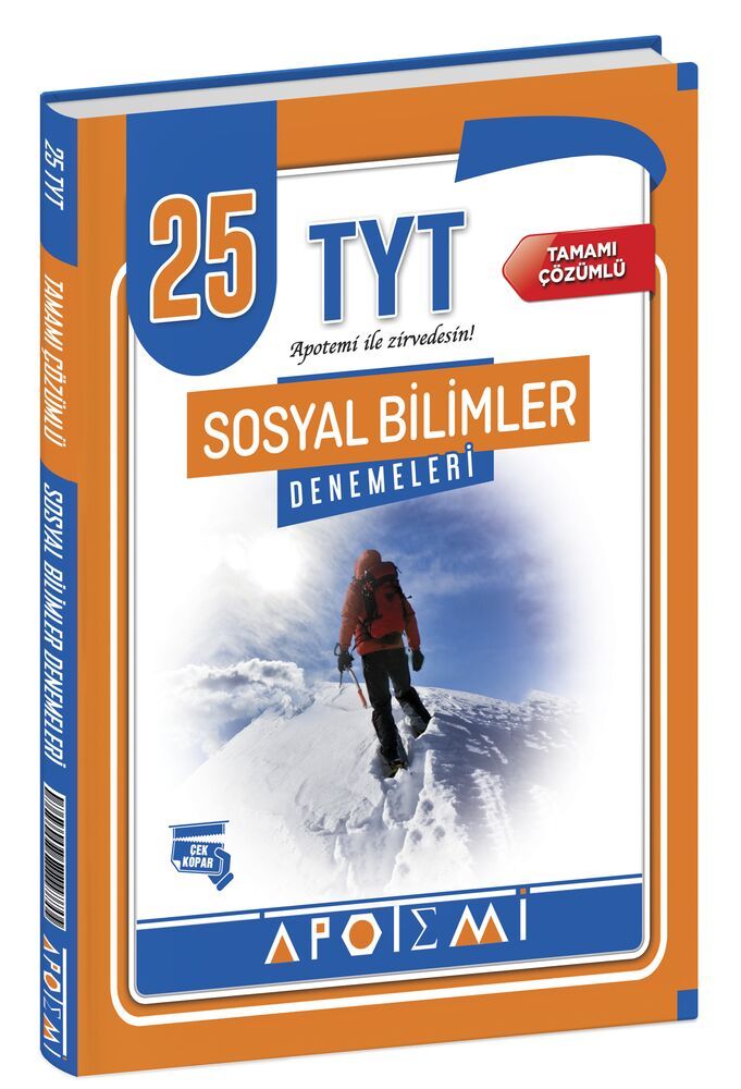 TYT Sosyal Bilimler 25 li Deneme Apotemi Yayınları