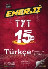 Palme Yayınları TYT Türkçe Enerji 15 Deneme Sınavı