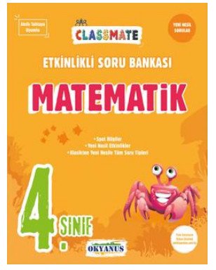 4.Sınıf Matematik Classmate Etkinlikli Soru Bankası Okyanus Yayınları