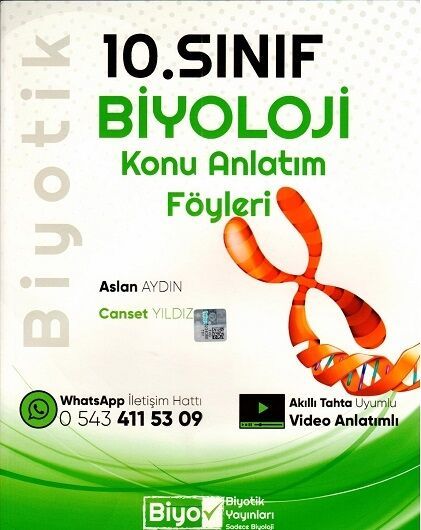 Biyotik Yayınları 10. Sınıf Biyoloji Konu Anlatım Föyleri