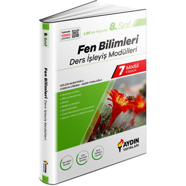 8. Sınıf Fen Bilimleri Ders İşleyiş Modülleri Aydın Yayınları