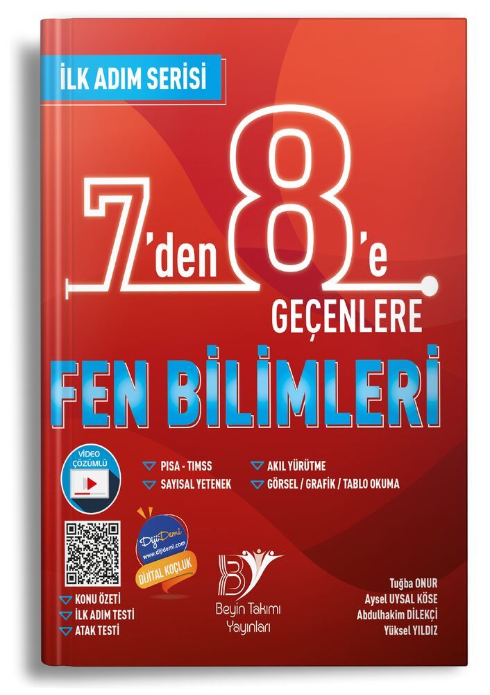 7 den 8 e Geçenlere Fen Bilimleri İlk Adım Serisi Beyin Takımı