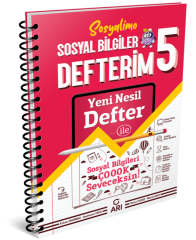 5. Sınıf Sosyalimo Sosyal Bilgiler Defterim Arı Yayınları