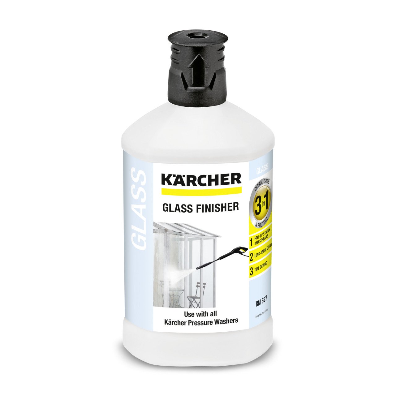 Karcher Basınçlı Yıkama Makineleri için Cam Temizleme Deterjanı - 1 litre