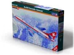 Mistercraft D048 1/144 Se-210 Caravelle Swissair Yolcu Uçağı Demonte Plastik Maketi