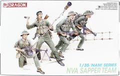 Dragon 3308 1/35 Ölçek NVA Vietnam Sapper Timi, Plastik Model Kiti