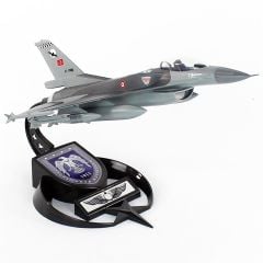 AkbaModel 1/48 F-16 Block 50+ Yarasa Filo Savaş Uçağı, Sergilemeye Hazır Standlı Model