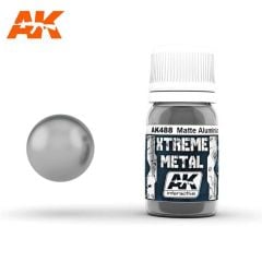 AK488 30 ML. XTERME METAL MATTE ALUMINIUM