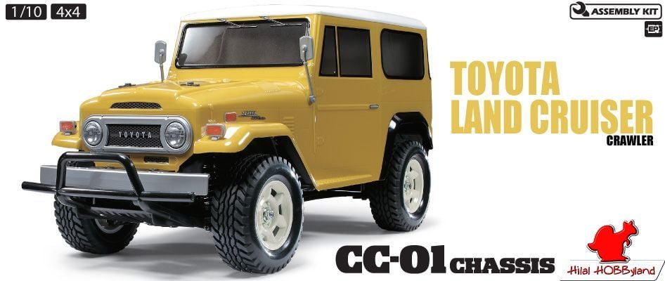 Tamiya 1/10 Landcruiser 40 (CC-01) Kit (Demonte)