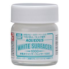 Gunze HSF02 40 ml. Aqueous Serisi, Surfacer 1000, Beyaz, Astar Maket Boyası
