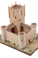 Domenech 3641 İspanya Torreloboton Kalesi, 36x28x8 Cm. Demonte Taş Maketi