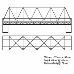 Faller 120560 1/87 Kirişli Köprü Demonte Plastik Maketi