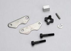 Brake pads (2)/ brake disc hub/ 3X15 CS (partially threaded) (2)/2mm pin (1)/ 4mm e-clip (1)